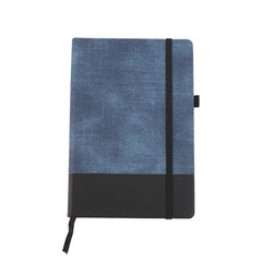Two-tone Personalized PU Notebook – custom branded corporate gift, Kaaf Creations UAE