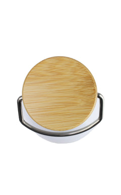 Stainless Steel Bamboo Flask – custom branded corporate gift, Kaaf Creations UAE