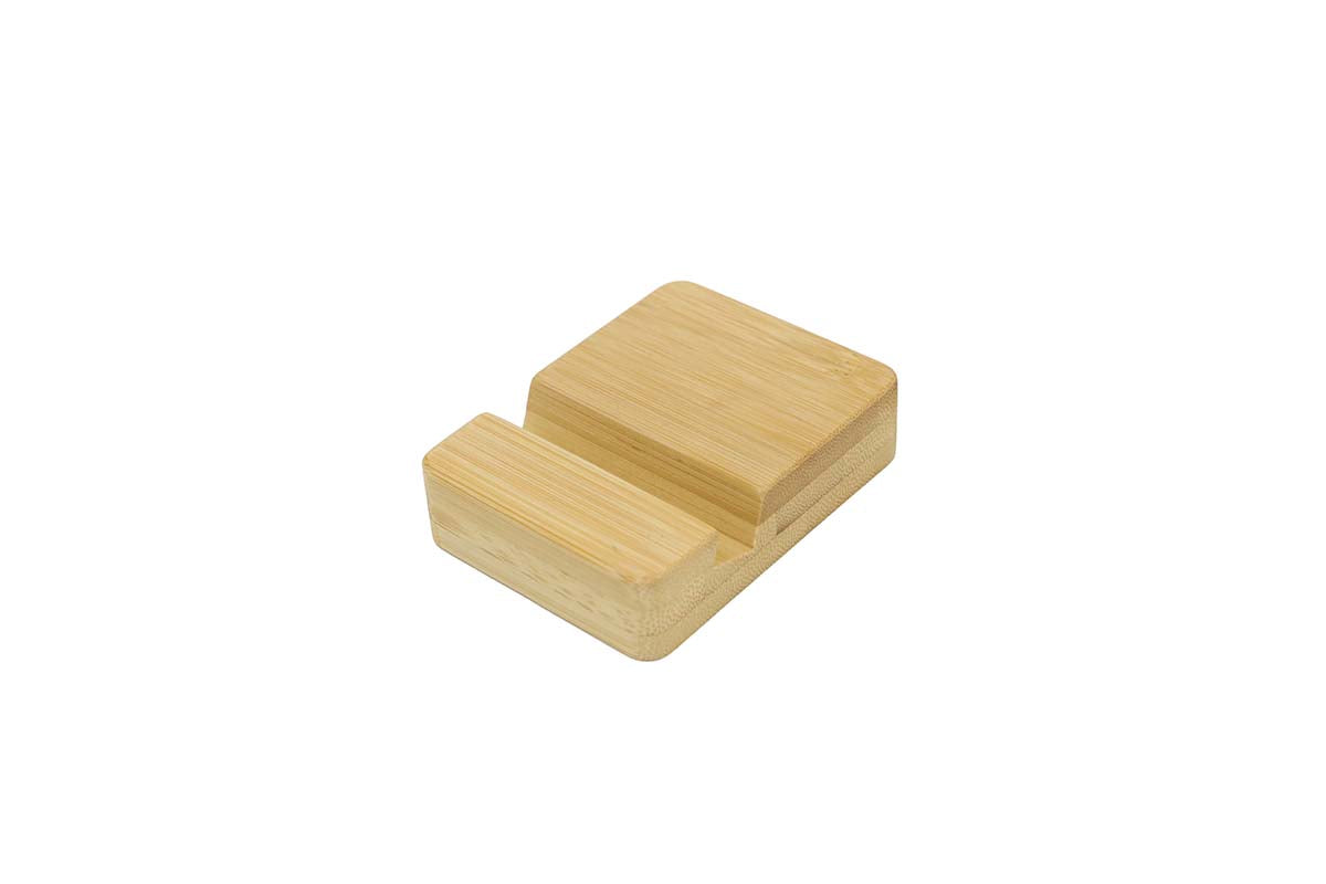 Bamboo Mobile Holder – custom branded corporate gift, Kaaf Creations UAE