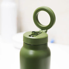 Magnetic insulated water bottle with phone holder in multiple colors