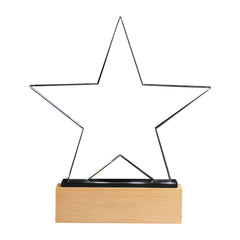 Star Shaped Crystal Award