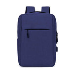 Backpack with USB Charging Point Blue