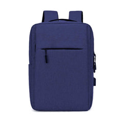 Backpack with USB Charging Point Blue