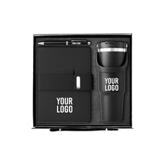 PrimeOnyx black executive corporate gift set notebook pen tumbler UAE