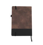 Two-tone Personalized PU Notebook – custom branded corporate gift, Kaaf Creations UAE