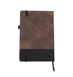 Two-tone Personalized PU Notebook – custom branded corporate gift, Kaaf Creations UAE