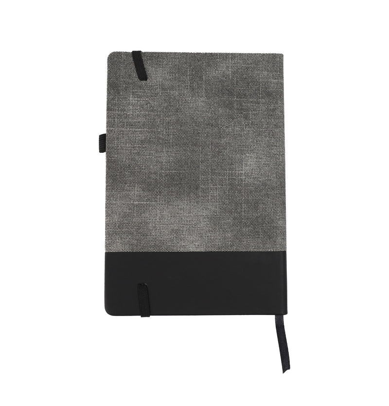Two-tone Personalized PU Notebook – custom branded corporate gift, Kaaf Creations UAE