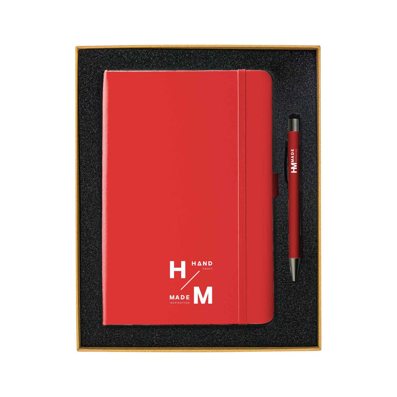 Giftset with Red Notebook and Pen