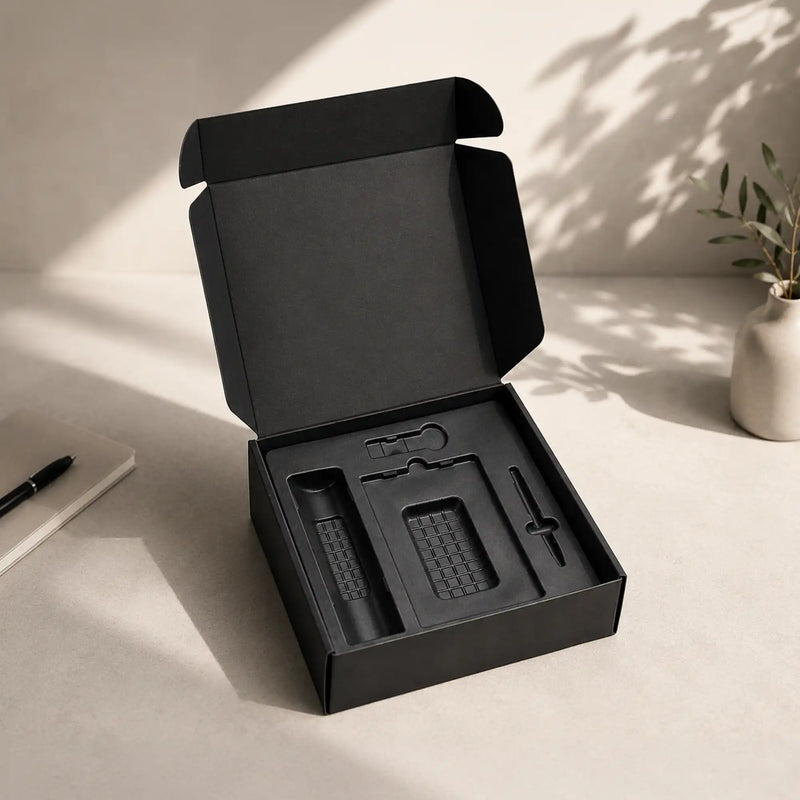 Premium Corrugated Gift Box Black