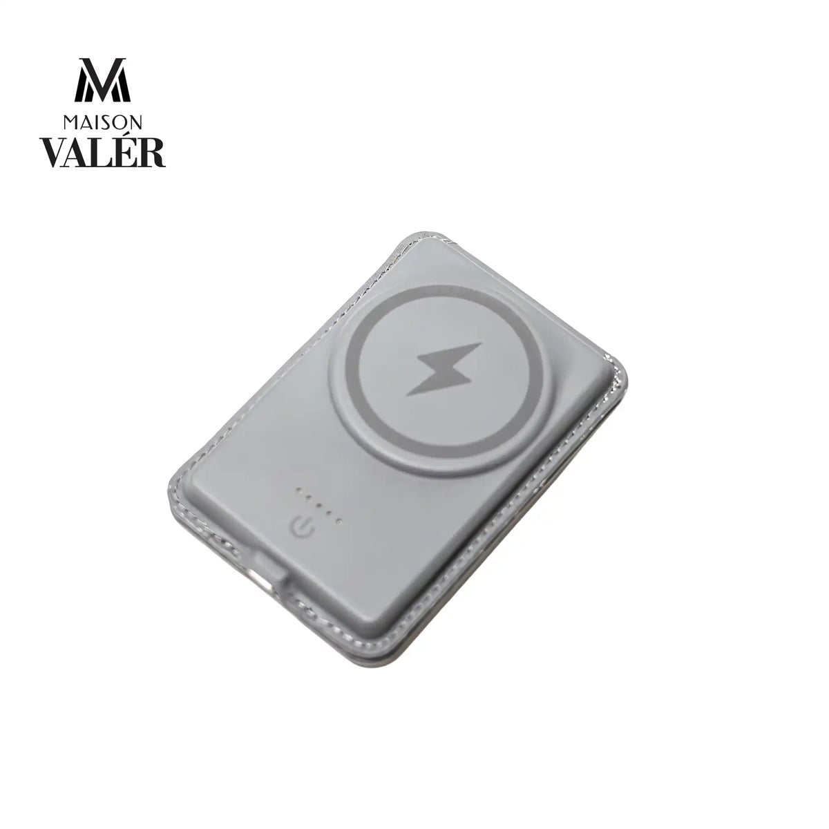 Premium Leather Wireless Charging Power Bank Wallet