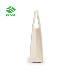 Ethorix canvas tote carried over the arm, shown at everyday scale