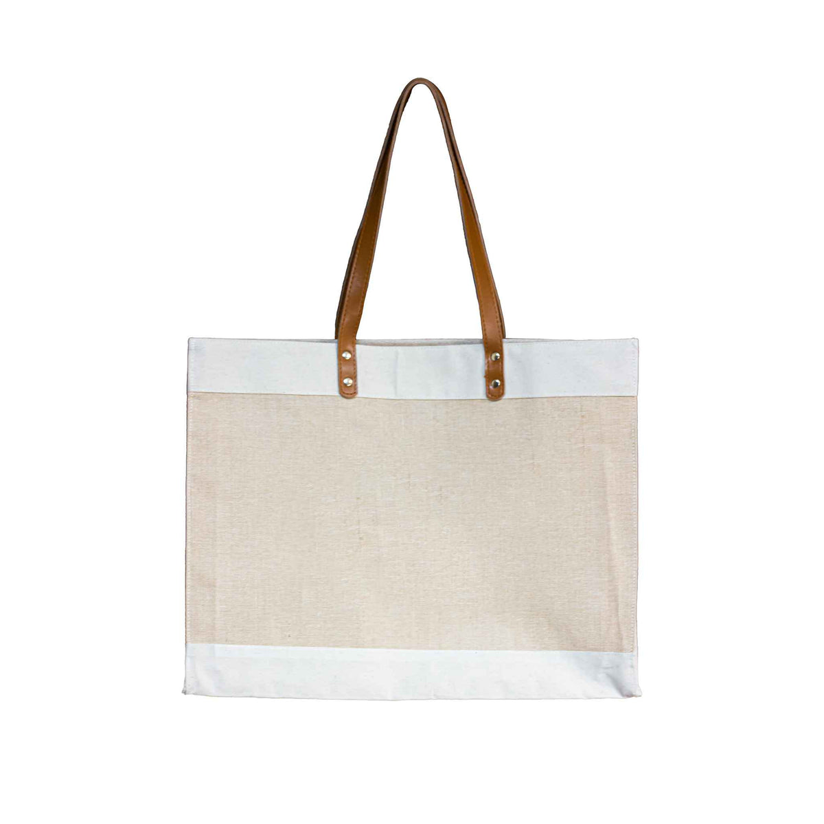 Juco Canvas Bag with Leather strap