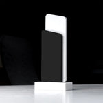 Black and White Crystal Trophy