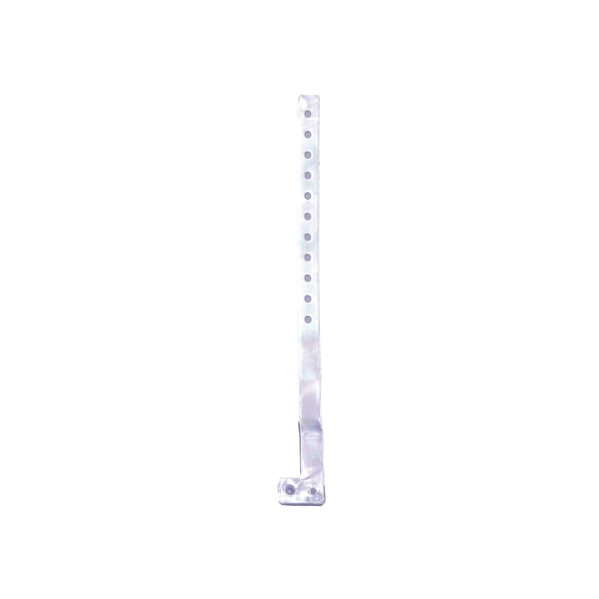 L Shaped Wristband Silver