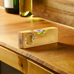 Bamboo Water Level & Bottle Opener