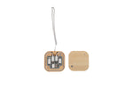 Bamboo Travel Tech Kit – custom branded corporate gift, Kaaf Creations UAE