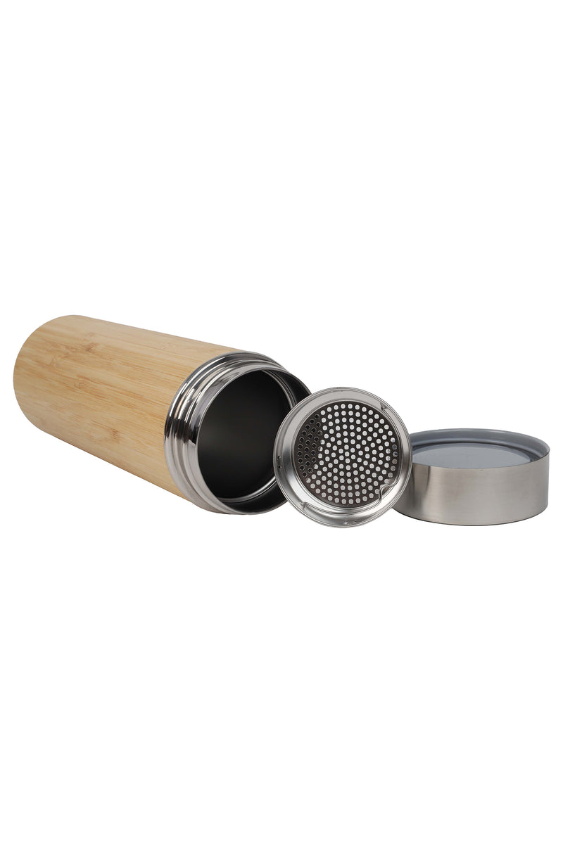 Bamboo Flask with Infuser – custom branded corporate gift, Kaaf Creations UAE