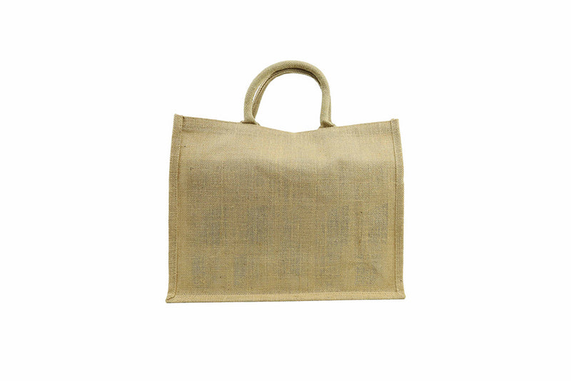 Jute Bag with Button Closure – custom branded corporate gift, Kaaf Creations UAE