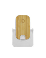 Bamboo Mobile Stand Wireless Charger – custom branded corporate gift, Kaaf Creations UAE