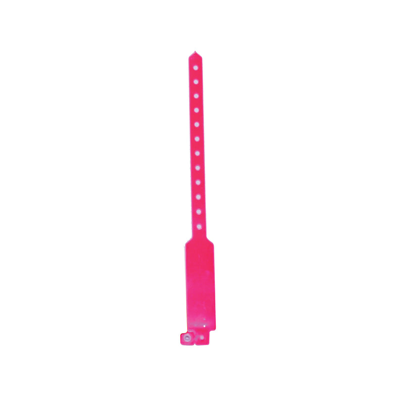 Wide Shaped Reflective wrist band Pink