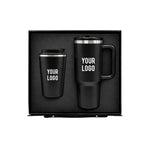 DuoBlack stainless thermal mug tumbler drinkware corporate gift set UAE