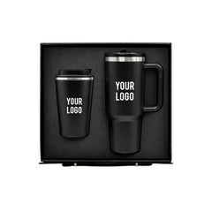 DuoBlack stainless thermal mug tumbler drinkware corporate gift set UAE