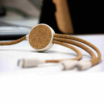 Cork Wheat straw Charging Cable