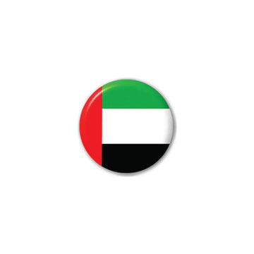 Round National Day Badge With Pin - 3 x 3 cm
