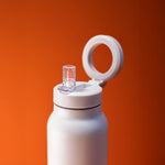Magnetic insulated water bottle with phone holder in multiple colors