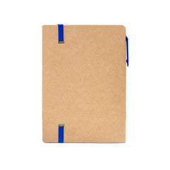 A6 Craft Notebook with Pen and Post-it Blue