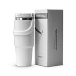 Tumbler with Handle and Sipper White