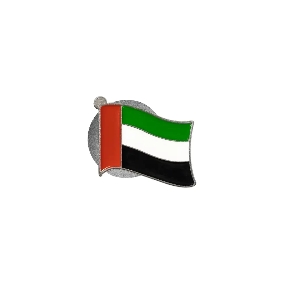 UAE National Day Wavy Flag Badge – 2x2 cm enamel metal pin