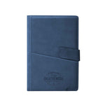 Leather Notebook with Pocket Blue
