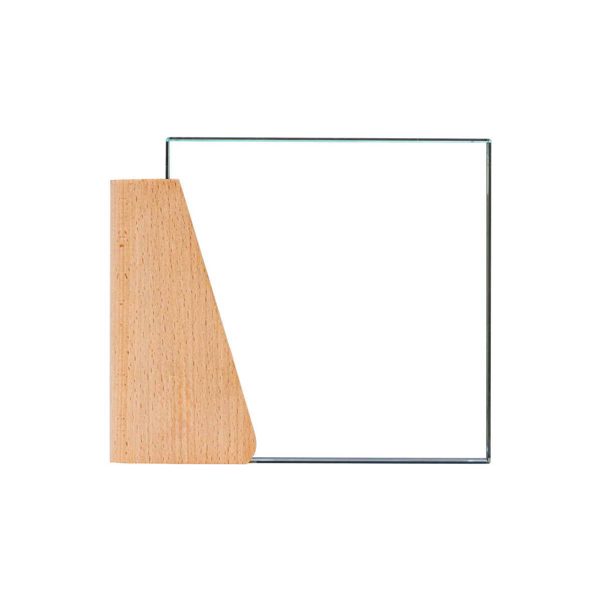 Wood and Crystal Trophy