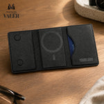 The Minimalist leather MagSafe card holder phone wallet custom logo corporate gift UAE