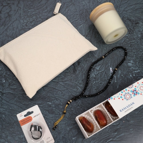 Ramadan Eo-friendly Pouch Gift Set – custom branded corporate gift, Kaaf Creations UAE