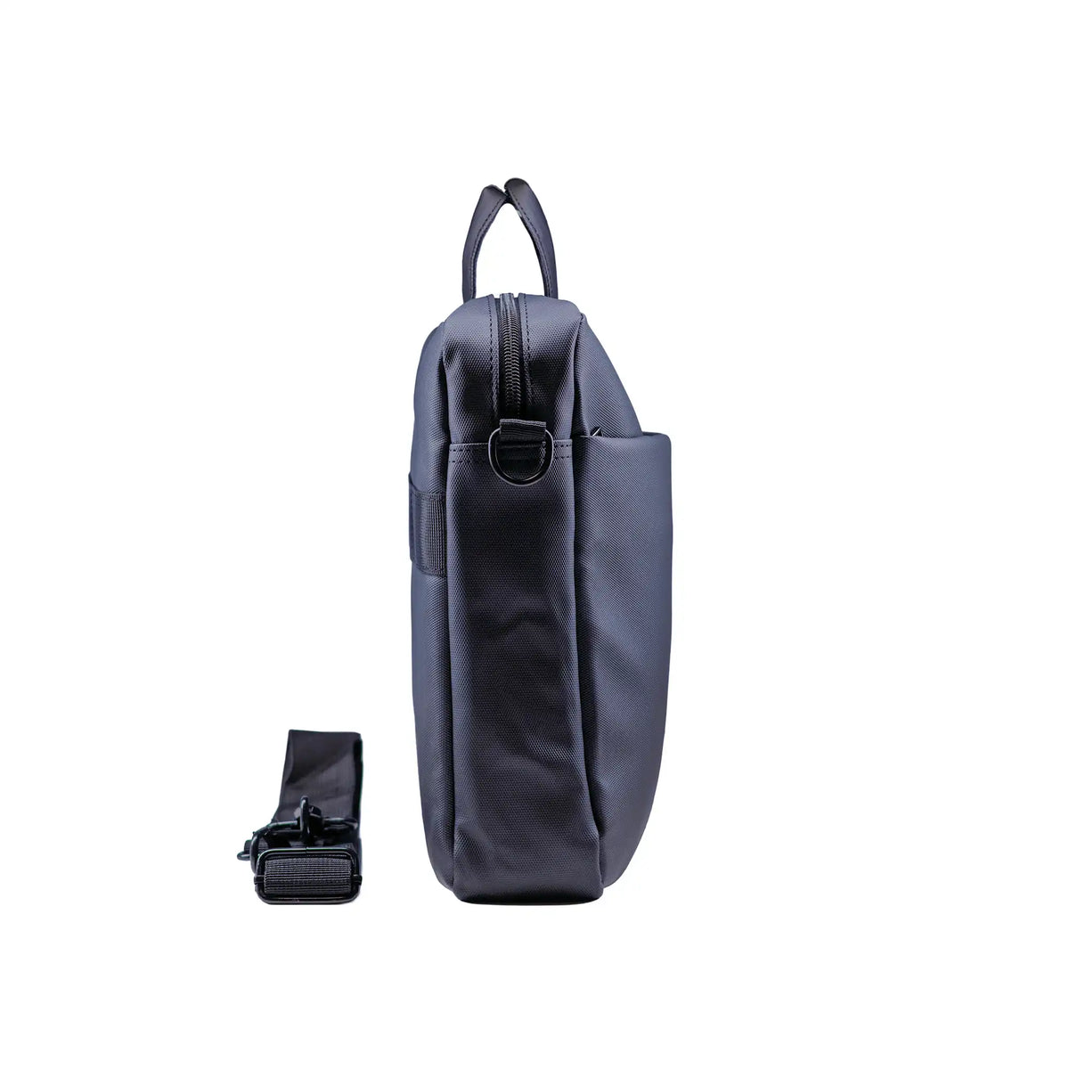 Premium blue executive laptop bag with padded protection and luxury business travel design