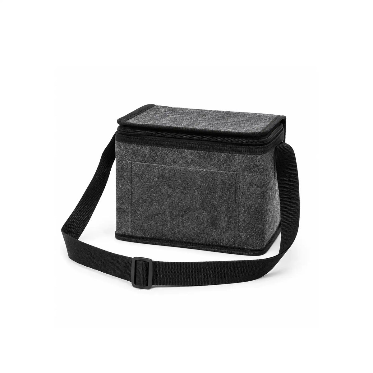 Auré insulated cooler bag in grey with an adjustable shoulder strap