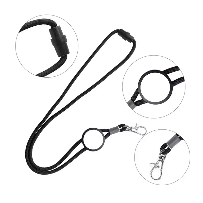 Lanyard with Epoxy Black