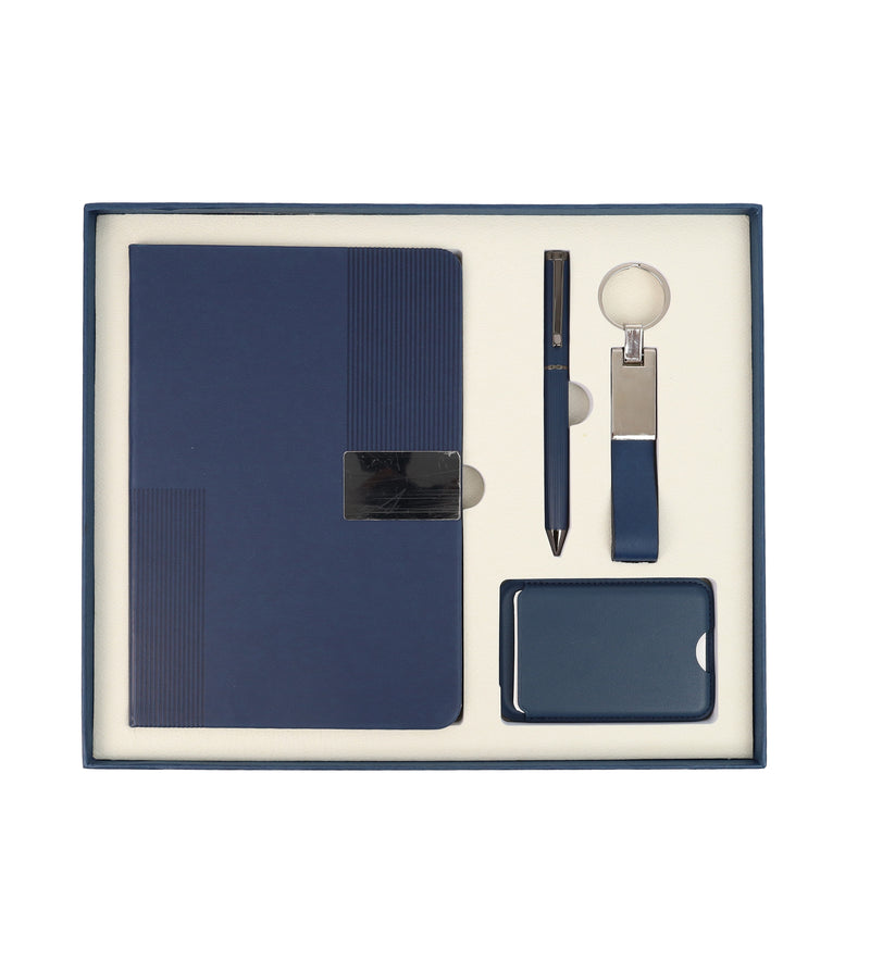 Notebook, Card Holder, Keychain Gift Set – custom branded corporate gift, Kaaf Creations UAE
