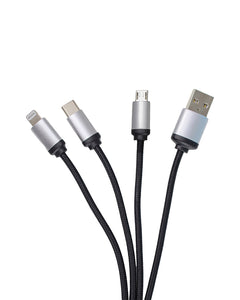 Light up 4 in 1 Charging Cable – custom branded corporate gift, Kaaf Creations UAE