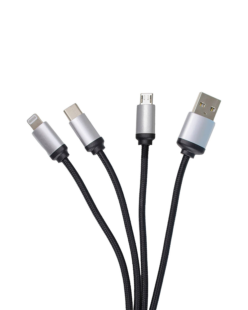 Light up 4 in 1 Charging Cable – custom branded corporate gift, Kaaf Creations UAE