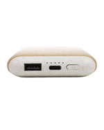 10000 mAh Wheat Straw + Cork Power Bank – custom branded corporate gift, Kaaf Creations UAE
