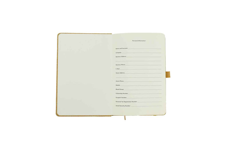A5 Custom Cork Notebook – custom branded corporate gift, Kaaf Creations UAE
