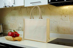 Jute Canvas Bag – custom branded corporate gift, Kaaf Creations UAE