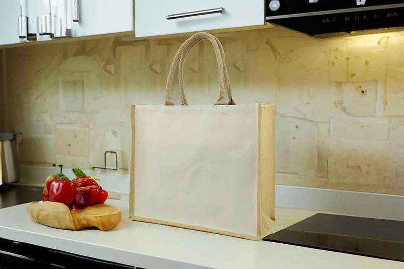 Jute Canvas Bag – custom branded corporate gift, Kaaf Creations UAE