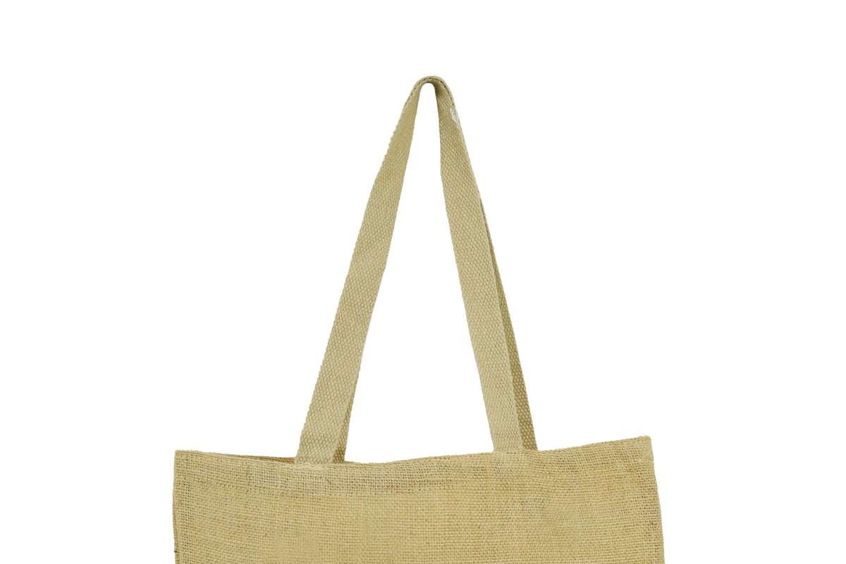 Unlaminated Jute Bag – custom branded corporate gift, Kaaf Creations UAE