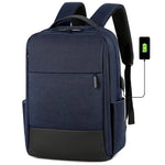 Leather & Fabric Backpack – custom branded corporate gift, Kaaf Creations UAE