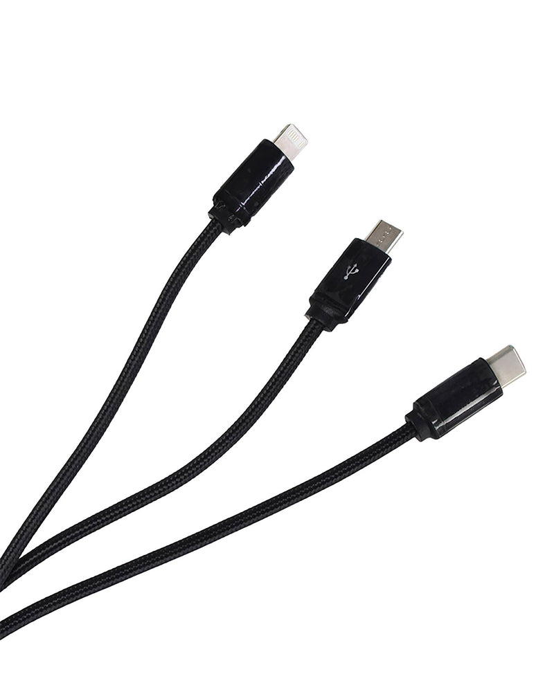Light up 4 in 1 Charging Cable 1 Metre – custom branded corporate gift, Kaaf Creations UAE