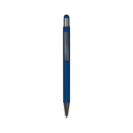 Metal pen with color stylus blue